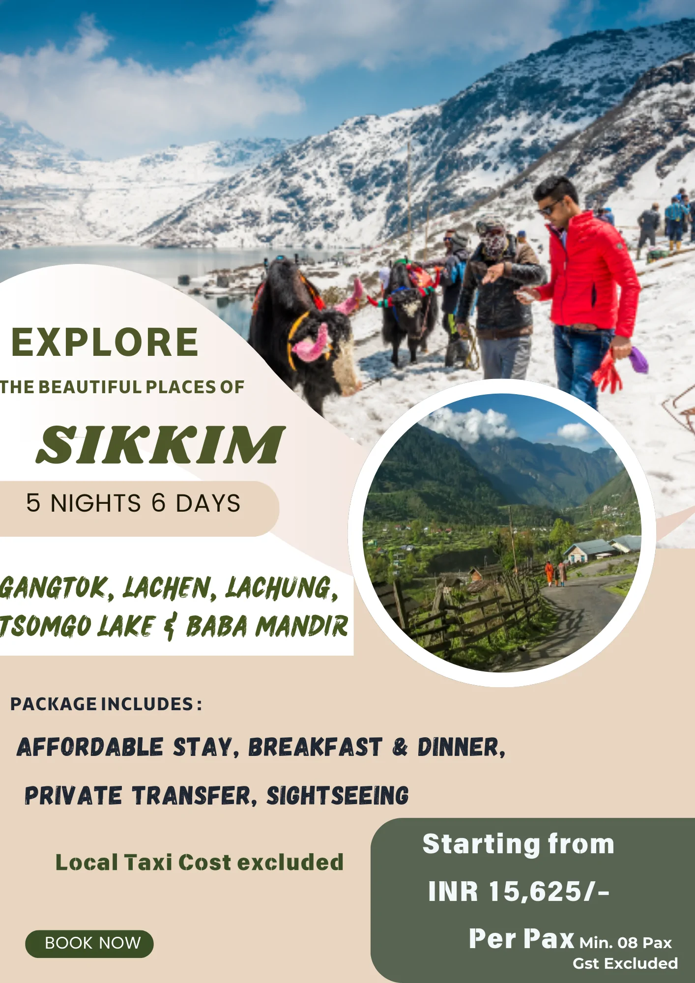 5N6D (Gangtok, Lachen, Lachung, TB)
